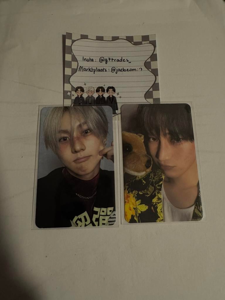 Enhypen Jungwon Sunoo photocard, Ophalen of Verzenden, Zo goed als nieuw, Foto of Kaart