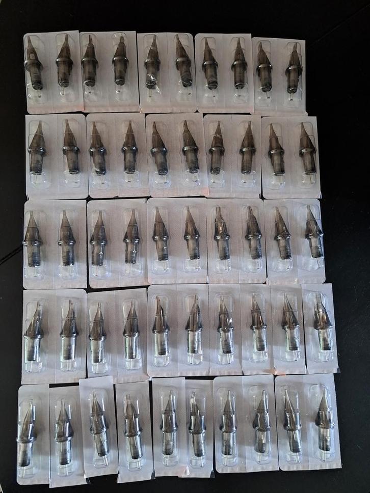 Nieuw! Set van 50 Inkfish tattoo naalden, tattoo cartridges, Hobby en Vrije tijd, Cursusmateriaal, Nieuw, Meerdere media, Ophalen of Verzenden
