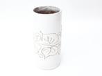 Vintage vaas Strehla 1457 wit, Huis en Inrichting, Woonaccessoires | Vazen, Niet bekend, Wit, Strehla, Aardewerk of Porselein