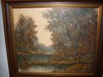 Olieverf schilderij van G v/d Linden., Ophalen