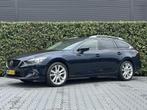 Mazda 6 Sportbreak 2.5 GT-M 192PK AUTOMAAT, NAVI, ECC-AIRCO,, Stof, Gebruikt, Zwart, Onderhoudsboekje