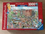 Ravensburger puzzel 1000 st. AMSTERDAM (cities of the world), Ophalen, 500 t/m 1500 stukjes, Zo goed als nieuw, Legpuzzel