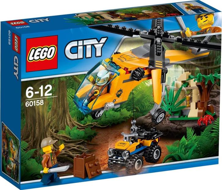LEGO City Jungle Vrachthelicopter 60158 - NIEUW, Kinderen en Baby's, Speelgoed | Duplo en Lego, Nieuw, Lego, Complete set, Ophalen of Verzenden