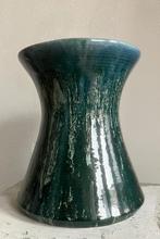 Ellen van Bendegom - Stroomglazuur vaas, Aardewerk of Porselein, Ophalen of Verzenden, Zo goed als nieuw, Minder dan 50 cm