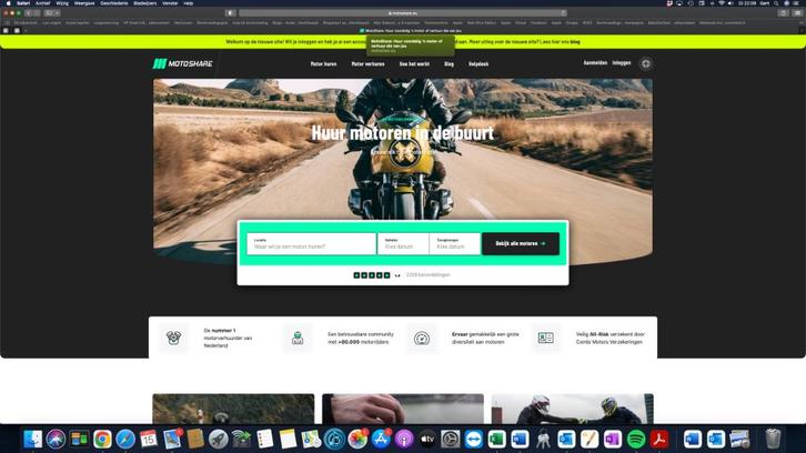 Waardebon voor Motoshare motorhuur, Tickets en Kaartjes, Kortingen en Cadeaubonnen, Eén persoon, Overige typen, Overige soorten