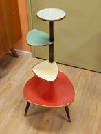 Vintage Plantentafeltje Plantentafel Bijzettafel Formica, Gebruikt, Ophalen of Verzenden, Nvt, Nvt