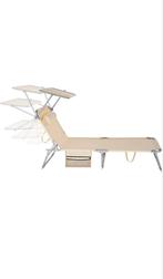 Tectake Chloé ligbed Zonnebed - Nieuw in doos!, Ophalen of Verzenden, Nieuw, Aluminium, Inklapbaar