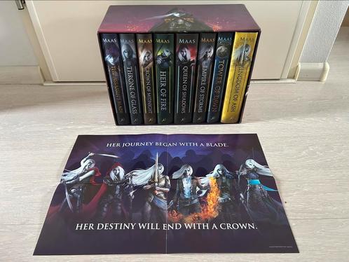 Throne of Glass OOP hardcover set (incl. diverse items), Boeken, Fantasy, Zo goed als nieuw, Ophalen
