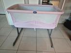 Mooie lichtroze Chicco Next2me co-sleeper French rose wiegje, Ophalen of Verzenden, Zo goed als nieuw, Wieg
