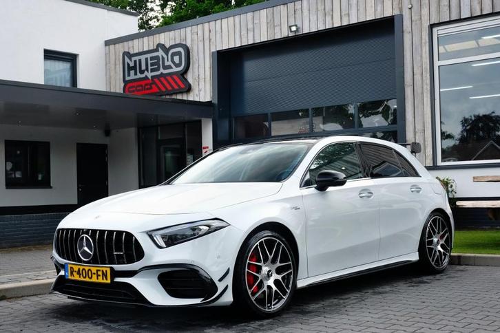 Mercedes-benz A-klasse A45 S AMG 4M+ fabrieksgarantie, Pano,, Auto's, Mercedes-Benz, Bedrijf, A-Klasse, ABS, Achteruitrijcamera