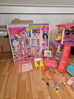 Barbie huis, Kinderen en Baby's, Speelgoed | Poppenhuizen, Ophalen, Zo goed als nieuw, Toebehoren