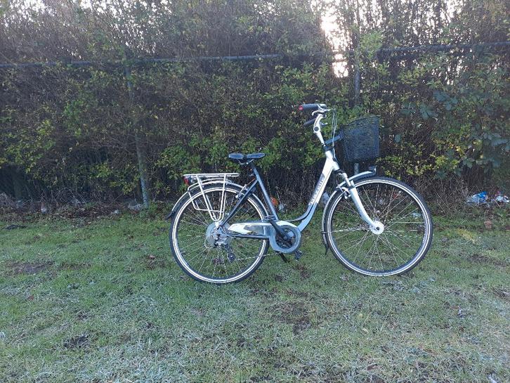 Gazelle damesfiets met vering, Fietsen en Brommers, Fietsen | Dames | Omafietsen, Zo goed als nieuw, 53 tot 56 cm, Handrem, Versnellingen