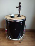bijzet tafel van trommel, Huis en Inrichting, Overige materialen, Minder dan 55 cm, Gebruikt, Rond