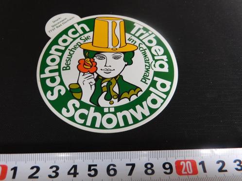 sticker Schonach Triberg Schönwald in Schwarzwald Duitsland, Verzamelen, Stickers, Zo goed als nieuw, Bedrijf of Vereniging, Ophalen