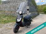 SYM Fiddle 2 Sport Mat Zwart Windscherm SMOKE BETAAL met in3, Fietsen en Brommers, Scooters | SYM, Gebruikt, 49 cc, Benzine, Fiddle