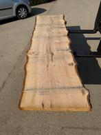 Zeer mooi eiken schaaldelen tafelbladen, Doe-het-zelf en Verbouw, Hout en Planken, Ophalen, Zo goed als nieuw, Eiken, Plank