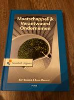 Maatschappelijk Verantwoord Ondernemen - Bossink & Masurel, Ophalen of Verzenden, Zo goed als nieuw, Economie en Marketing