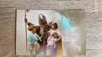 Oude ansichtkaart Sinterklaas Vive St. Nicolas, Ophalen of Verzenden, 1920 tot 1940, Gelopen