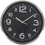 Wandklok zwart, Ophalen of Verzenden, Nieuw, Wandklok