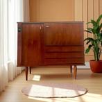 Vintage houten barkast / kast, Ophalen, Gebruikt, 50 tot 70 cm, 105 cm of meer
