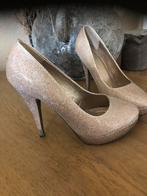 SDS glitter pumps champagne / goud kleur maat 39, Ophalen of Verzenden, SDS, Zo goed als nieuw, Pumps