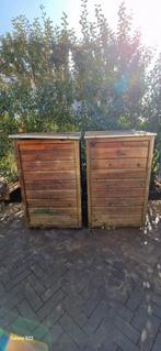 Clico ombouw container Hillhout Lutra boxen 2 x, Ophalen of Verzenden, Gebruikt, Hout, Containerberging