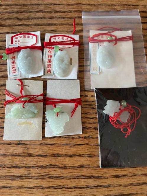 Jade gelukshangers, Sieraden, Tassen en Uiterlijk, Edelstenen, Nieuw, Ophalen of Verzenden