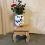 Opium bijzettafel - 40 x 40 cm - massief teak - TTM Wonen, Huis en Inrichting, Tafels | Bijzettafels, Minder dan 55 cm, Taag 63, 2491 CS, Den Haag (Forepark)