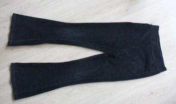 zwarte fijne rib flared broek, wijde pijpen, nog keurig  146 beschikbaar voor biedingen