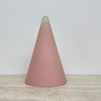 SCE tafellamp mat  roze glas  teepee  jaren 70, Lamp, Lamp, Ophalen of Verzenden, Lamp