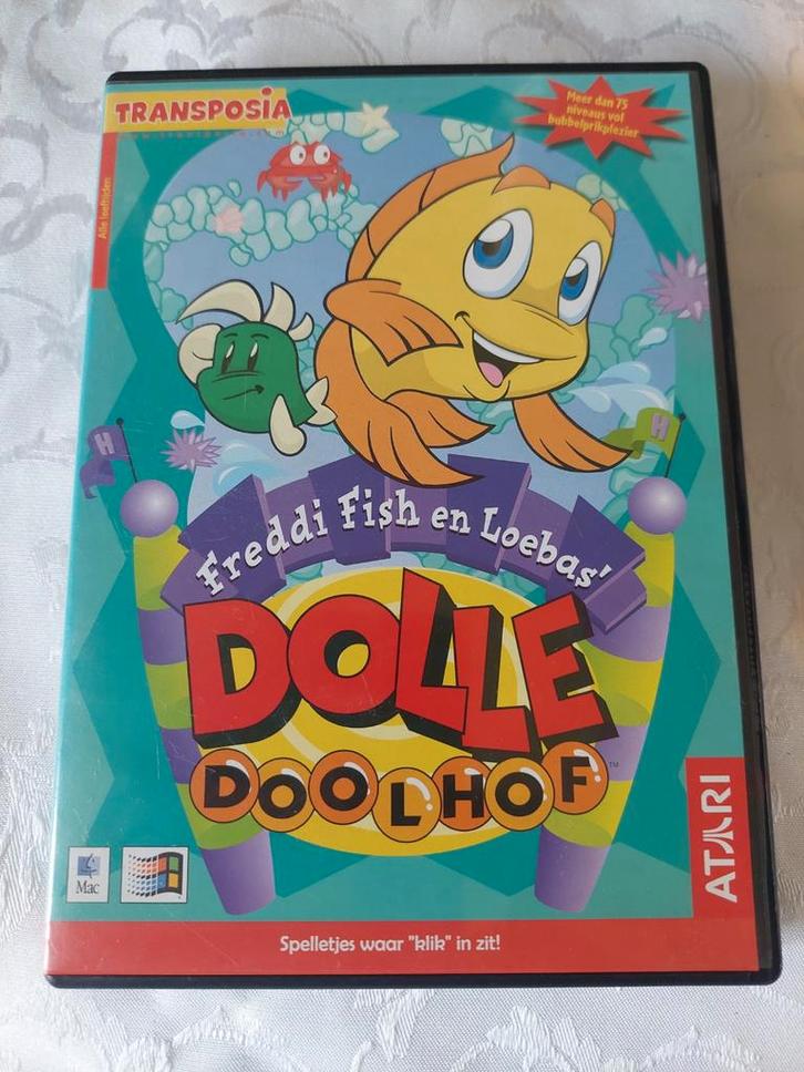 Freddi Fish: Dolle Doolhof - PC Game, Spelcomputers en Games, Games | Pc, Gebruikt, Puzzel en Educatief, 1 speler, Vanaf 3 jaar