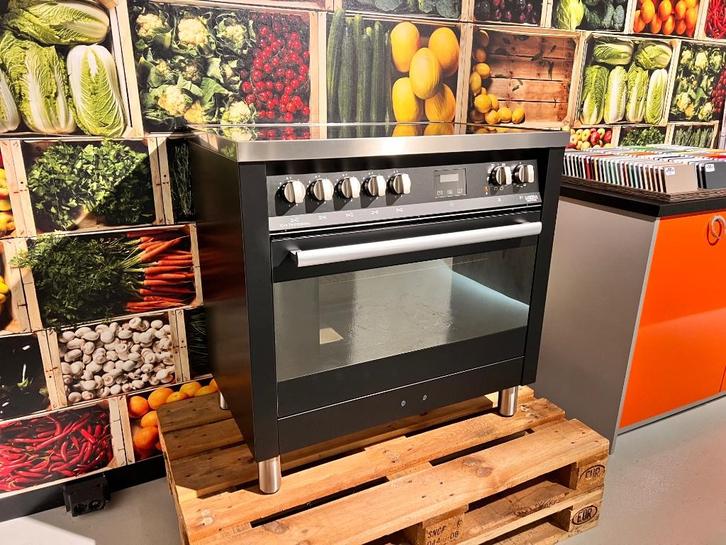 Lofra Maxima Inductie Fornuis 900, Witgoed en Apparatuur, Fornuizen, Nieuw, Vrijstaand, Inductie, 5 kookzones of meer, 90 tot 95 cm