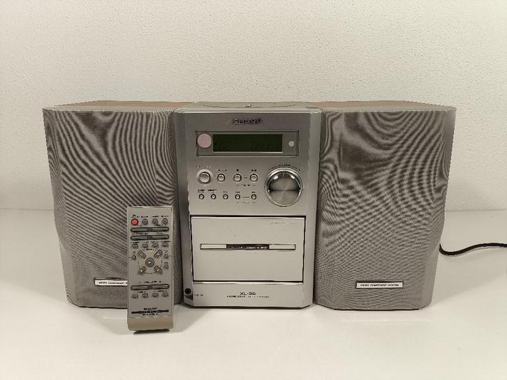 Sharp XL-35 Micro System, Audio, Tv en Foto, Stereo-sets, Gebruikt, Cassettedeck, Cd-speler, Tuner of Radio, Speakers, Sharp, Microset