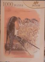 legpuzzel 1000 stukjes zwaluw, Hobby en Vrije tijd, Ophalen of Verzenden, 500 t/m 1500 stukjes, Gebruikt, Legpuzzel