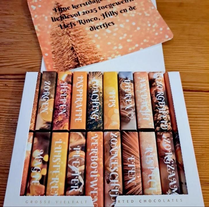 Kerst geschenk merci, Hobby en Vrije tijd, Feestartikelen, Nieuw, Feestartikel, Kerst of Sinterklaas, Ophalen of Verzenden
