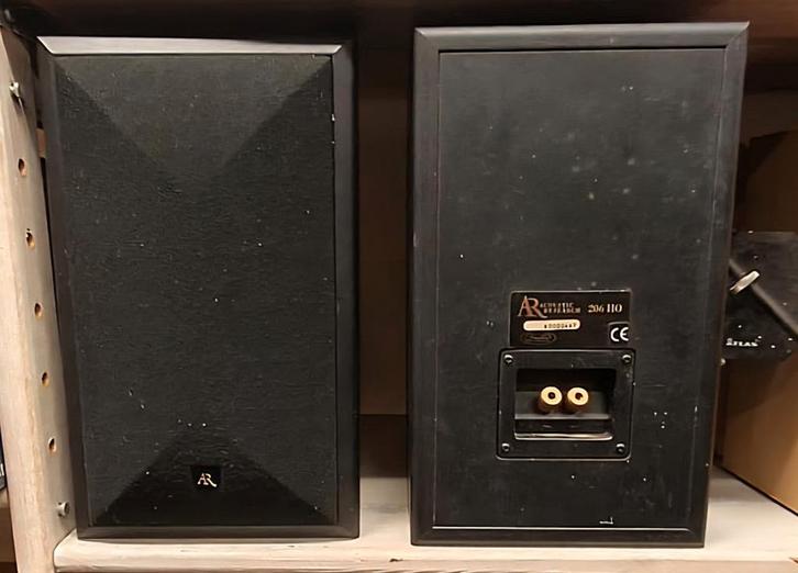 Acoustic research speaker set, Audio, Tv en Foto, Luidsprekers, Zo goed als nieuw, Front, Rear of Stereo speakers, 120 watt of meer