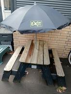 Exit toys picknicktafel zand/water, Ophalen, Gebruikt, Rechthoekig, Hout