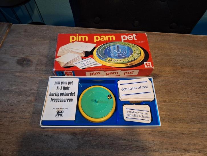 Pim Pam Pet spel, Hobby en Vrije tijd, Gezelschapsspellen | Overige, Zo goed als nieuw, Ophalen of Verzenden