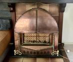 Art Deco Kachel - roodkoper- alleen als lamp te gebruiken, Ophalen, Gebruikt, Vrijstaande haard, Overige soorten