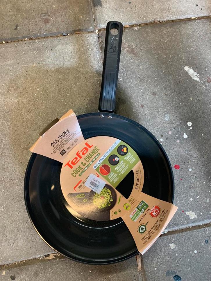 Tefal Cook & Change Koekenpan 28cm - Nieuwstaat!, Huis en Inrichting, Keuken | Potten en Pannen, Nieuw, Koekenpan of Braadpan