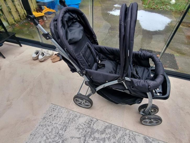 Duewagen kinderwagen voor 2, Kinderen en Baby's, Tweelingen en Meerlingen, Zo goed als nieuw, Kinderwagen of Buggy, Ophalen