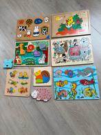 Houten Kinderpuzzels - Dieren, Boerderij, Circus, Kinderen en Baby's, Speelgoed | Kinderpuzzels, Ophalen, 2 tot 4 jaar, Gebruikt