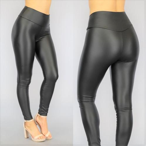 Legging Grijs Leer Leatherlook maat M/L (081), Kleding | Dames, Leggings, Maillots en Panty's, Nieuw, Legging, Maat 36/38 (S)