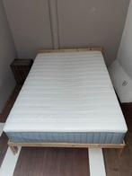 200x140 Bed met matres / Bedframe, Ophalen, Gebruikt, Tweepersoons