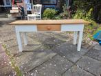 Sidetable, Huis en Inrichting, 25 tot 50 cm, 100 tot 150 cm, Gebruikt, Rechthoekig