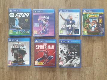 Verschillende PS4 Spellen beschikbaar voor biedingen