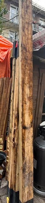 Stevige houten balken, Doe-het-zelf en Verbouw, Hout en Planken, Ophalen, Gebruikt, Balk, Overige houtsoorten