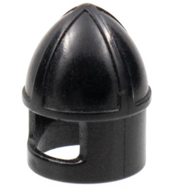 Lego Black Minifigure, Headgear Helmet Castle with Chin Guar beschikbaar voor biedingen