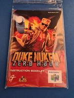 N64 - Duke Nukem Zero Hour handleiding, Spelcomputers en Games, Games | Nintendo 64, Vanaf 3 jaar, 1 speler, Zo goed als nieuw