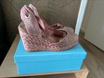 Nieuw Alma Blue oud roze glitter espadrilles  sleehak mt 39, Nieuw, Ophalen of Verzenden, Espadrilles of Moccasins, Roze